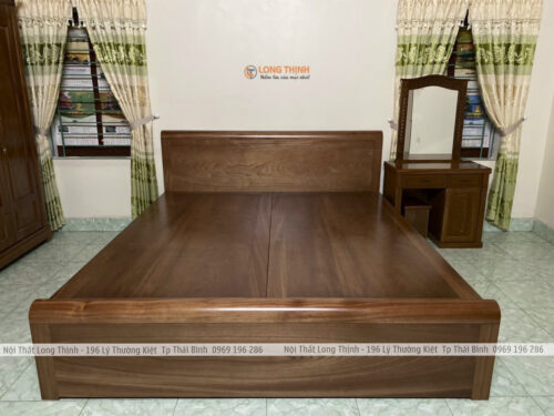 Giường Gỗ Xoan Đào