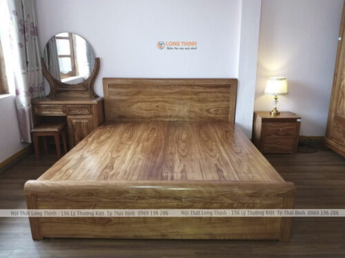 Giường Gỗ Hương