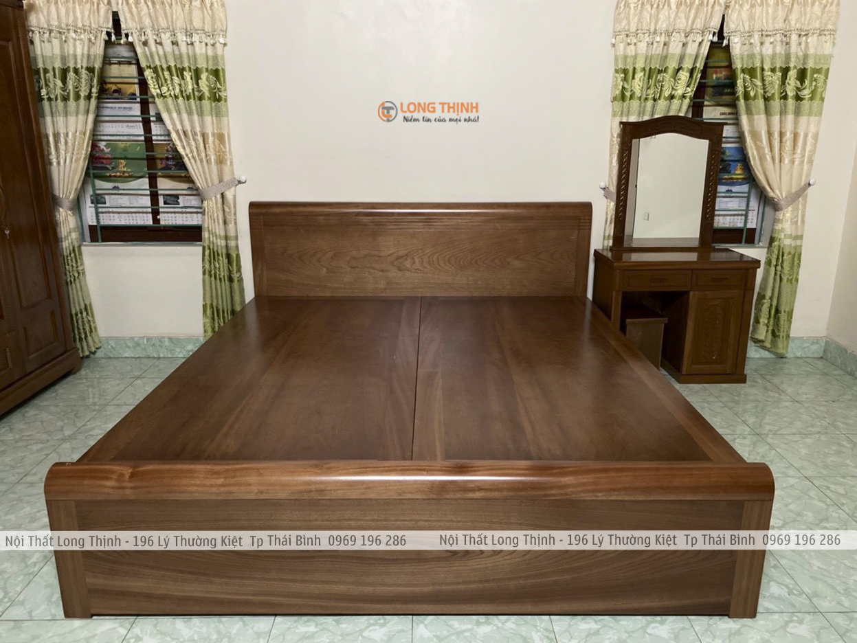 Giường gỗ Xoan Đào Cao Cấp