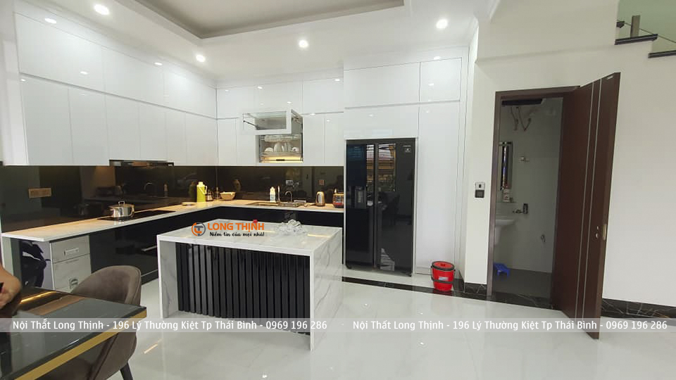 Tủ Bếp Gỗ MDF An Cường Cao Cấp